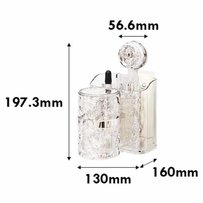 Badezimmer-Zahnbürsten-Organizer, multifunktionales Aufbewahrungsregal für den Haushalt – Bild 3