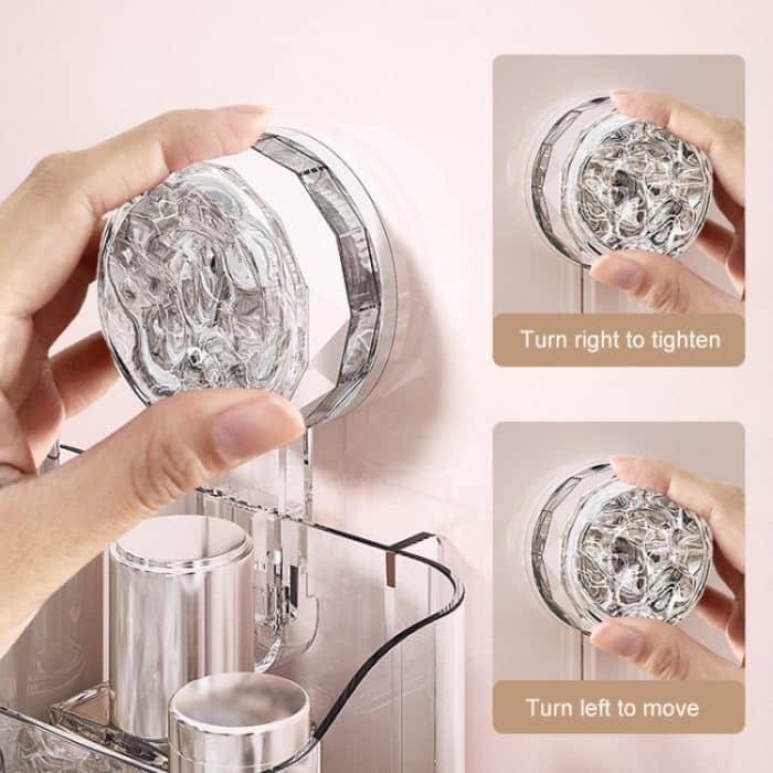 Badezimmer-Zahnbürsten-Organizer, multifunktionales Aufbewahrungsregal für den Haushalt – Bild 7