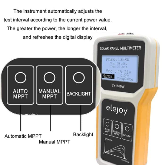 elejoy 1600W MPPT Solar-Photovoltaik-Panel-Multimeter, EY1600W – Bild 5