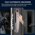 M6 3D Gesichtserkennung Fingerabdruck Türschloss Unterstützung APP Smart IC Karte Passwort Entsperren – Bild 3