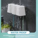 2 stücke Haushalt Edelstahl Schwamm Halter Bad No-Punch Zahnbürste Organizer, Silver, Black – Bild 7