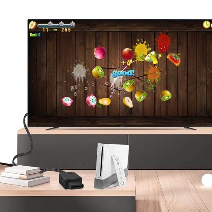 Für Nintendo Wii zu HDMI Konverter Adapter Kabel 1m 1080P für Full HD Gerät – Bild 2