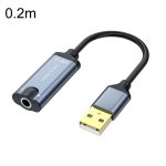 JINGHUA Z17 USB-Soundkarte mit Kabel Handy-Kopfhörer-Audiokonverter, 0.2m, 0.5m