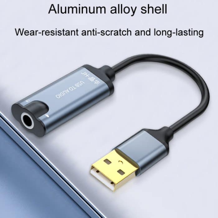 JINGHUA Z17 USB-Soundkarte mit Kabel Handy-Kopfhörer-Audiokonverter, 0.2m, 0.5m – Bild 4