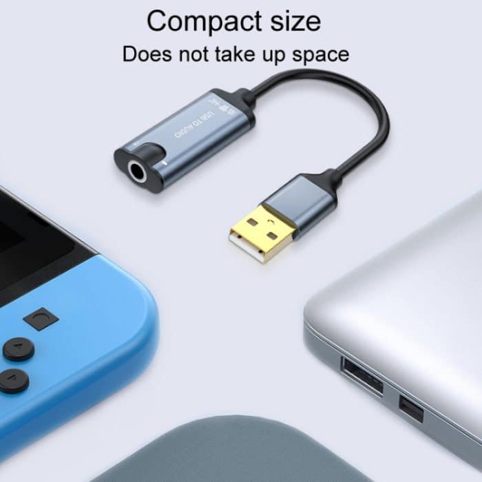 JINGHUA Z17 USB-Soundkarte mit Kabel Handy-Kopfhörer-Audiokonverter, 0.2m, 0.5m – Bild 5