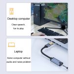 JINGHUA Z17 USB-Soundkarte mit Kabel Handy-Kopfhörer-Audiokonverter, 0.2m, 0.5m – Bild 6