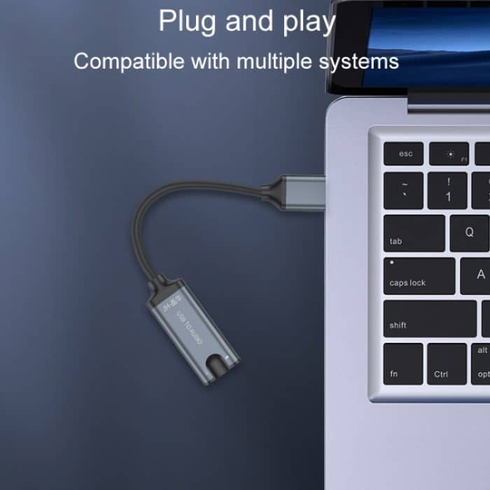 JINGHUA Z17 USB-Soundkarte mit Kabel Handy-Kopfhörer-Audiokonverter, 0.2m, 0.5m – Bild 9