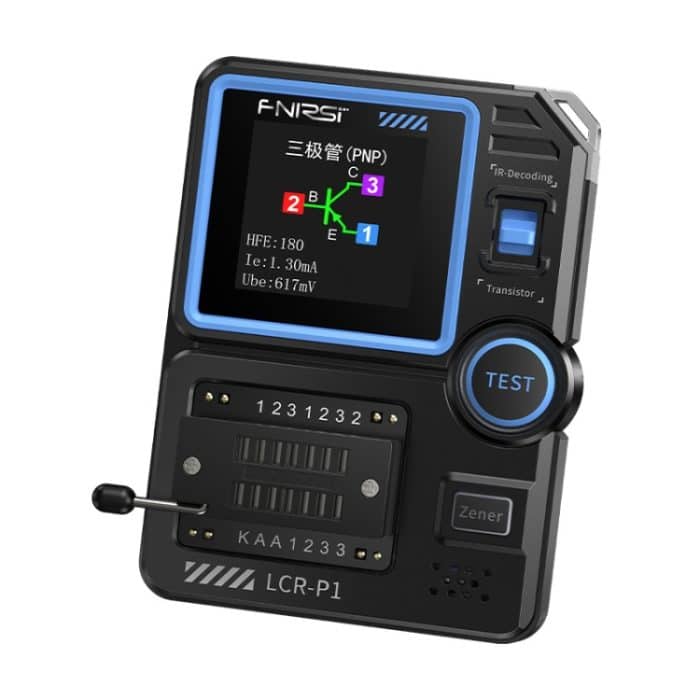FNIRSI LCR-P1 Transistortester, multifunktionales Inspektionswerkzeug für elektronische Komponenten, LCR-P1 – Bild 1