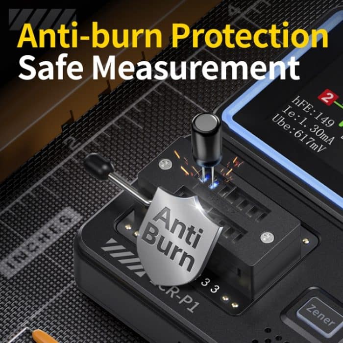 FNIRSI LCR-P1 Transistortester, multifunktionales Inspektionswerkzeug für elektronische Komponenten, LCR-P1 – Bild 5