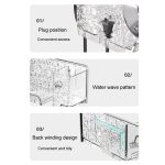 Haushalts-Haartrockner-Regal, Badezimmer, kein Stanzen, an der Wand montiertes Lagerregal – Bild 4