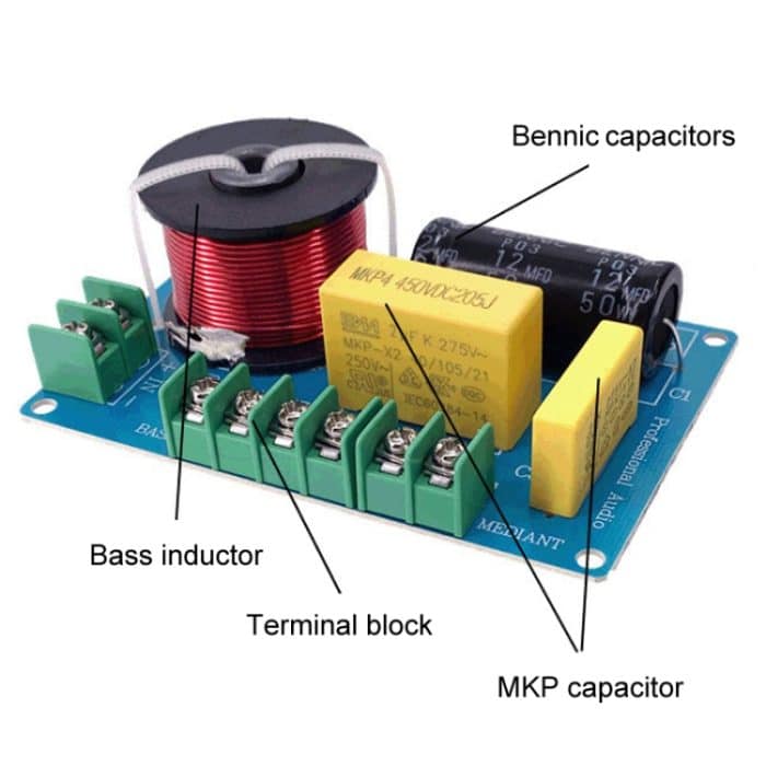 PUV-W3 Hoch-, Mittel- und Tieftöner 3-Wege-Audio-Crossover Heimkino-Lautsprecherteiler, A Model, B Model, C Model, D Model – Bild 4