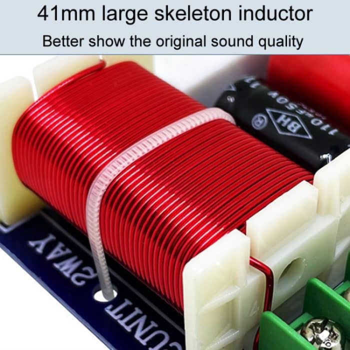 WEAH-204 Hoch- und Tiefton-2-Wege-Audio-Crossover-Regallautsprecher-Umwandlungsteiler – Bild 3