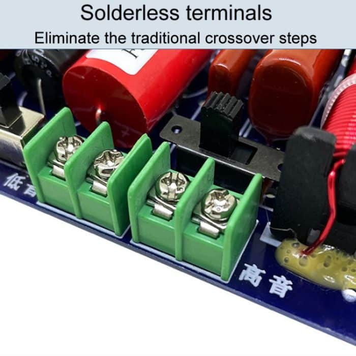 WEAH-204 Hoch- und Tiefton-2-Wege-Audio-Crossover-Regallautsprecher-Umwandlungsteiler – Bild 4