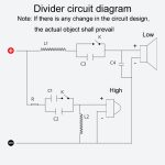 WEAH-204 Hoch- und Tiefton-2-Wege-Audio-Crossover-Regallautsprecher-Umwandlungsteiler – Bild 6