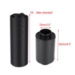 Carbon Fiber Air Intake Balg Luftfilter Kit Auto Modifikation – Bild 3