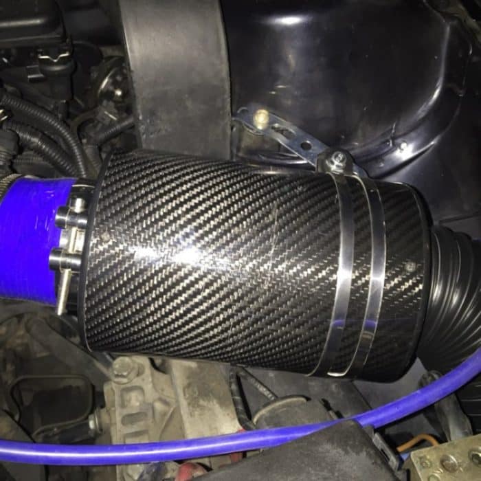 Carbon Fiber Air Intake Balg Luftfilter Kit Auto Modifikation – Bild 9