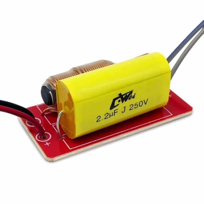 WEAH-T-5 Auto-Modifikation Hochtöner Crossover Hi-Fi Audio Teiler, A Model 2.2UF, B Model 2.5UF, C Model 4.7UF – Bild 1