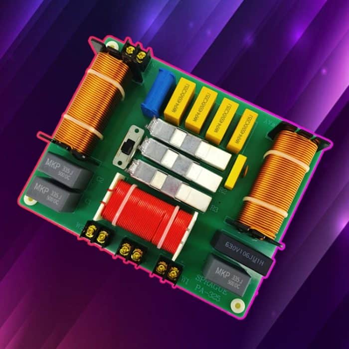 Eine hohe zwei niedrige angetriebene Bühnenlautsprecher-Crossover-Boards High-Fidelity-Audio 3-Wege-Crossover, PA-325 – Bild 2