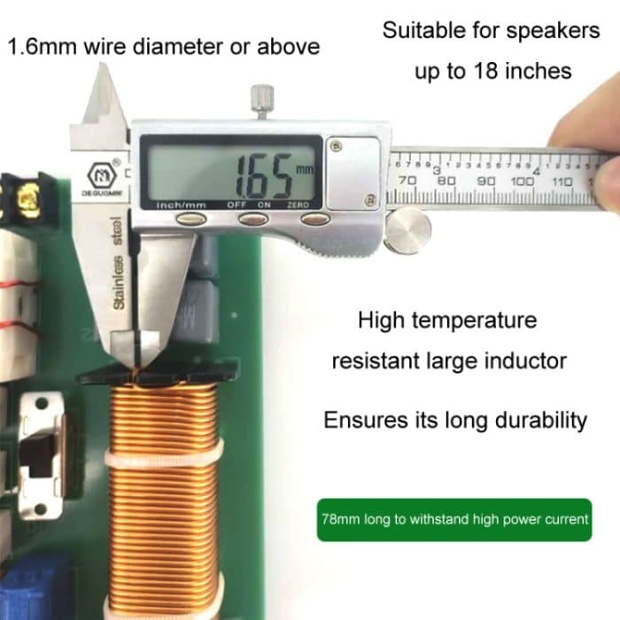 Eine hohe zwei niedrige angetriebene Bühnenlautsprecher-Crossover-Boards High-Fidelity-Audio 3-Wege-Crossover, PA-325 – Bild 7