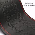 Geprägter, handgenähter Lenkradbezug aus Rindsleder für alle vier Jahreszeiten, 38cm – Bild 6