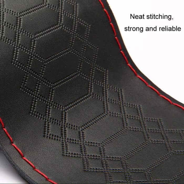 Geprägter, handgenähter Lenkradbezug aus Rindsleder für alle vier Jahreszeiten, 38cm – Bild 6