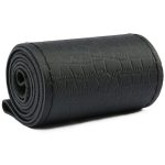 Handgenähter Lenkradbezug aus geprägtem Rindsleder für alle vier Jahreszeiten, 38cm