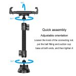 Autotelefonhalterung Verlängerungsarm Doppelgelenk Schwenkeinstellung Kohlefaserhalterung Pleuel, 140mm For 20mm Ball Head, 170mm For 25.4mm Ball Head – Bild 5