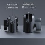 Autotelefonhalterung Verlängerungsarm Doppelgelenk Schwenkeinstellung Kohlefaserhalterung Pleuel, 140mm For 20mm Ball Head, 170mm For 25.4mm Ball Head – Bild 7