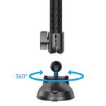 Teleskop Auto Telefon Montieren Verlängerung Arm Doppel Jointed Swivel Carbon Faser Halterung Pleuel, 217-300mm For 20mm Ball Head, 235-335mm For 25.4mm Ball Head – Bild 5