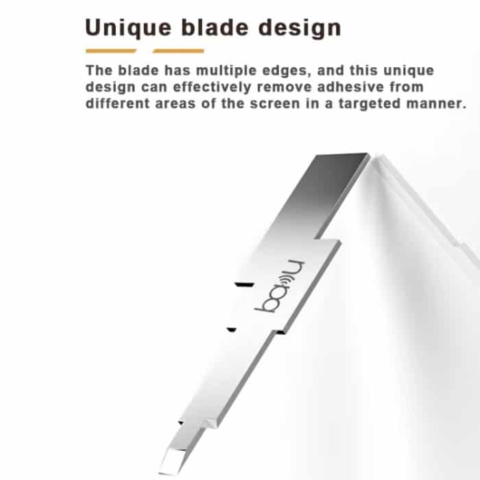 BAKU BA-214 Multifunktions-LCD-Reparaturschaber, 0,2 mm Dicke, Bildschirm-CPU-Kleberentfernungswerkzeug – Bild 5