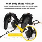 Saxophon Doppel-Schulter Gurt Leder Einstellbare Lanyard Für Tenor Alto Sax Zubehör – Bild 4