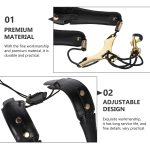 Saxophon Doppel-Schulter Gurt Leder Einstellbare Lanyard Für Tenor Alto Sax Zubehör – Bild 6
