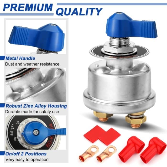 RV Yacht Anti-Leck-Batterie-Hauptschalter, Without Accessories, With Accessories – Bild 5