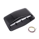 Universal Carbon Auto Hood Scoop Air Flow Intake Dekorative Turbo Bonnet Vent Abdeckung Mit Klebeband