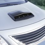 Universal Carbon Auto Hood Scoop Air Flow Intake Dekorative Turbo Bonnet Vent Abdeckung Mit Klebeband – Bild 2