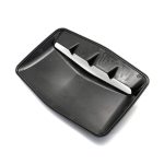 Universal Carbon Auto Hood Scoop Air Flow Intake Dekorative Turbo Bonnet Vent Abdeckung Mit Klebeband – Bild 4