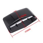 Universal Carbon Auto Hood Scoop Air Flow Intake Dekorative Turbo Bonnet Vent Abdeckung Mit Klebeband – Bild 5