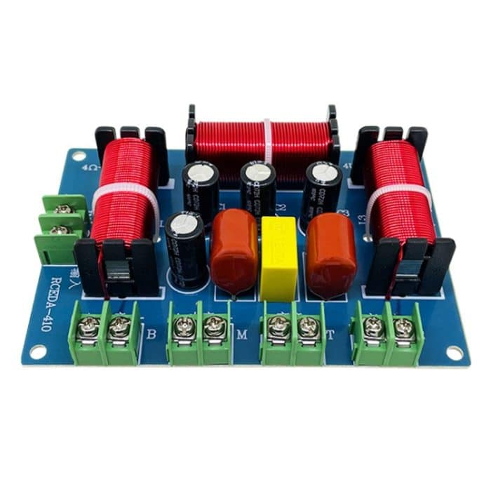 RCEDA-410 Zwei hohe, eine mittlere und eine niedrige 4-Wege-Lautsprecher-Frequenzweiche Audio-Modifikationsteiler – Bild 1