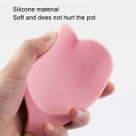 Holzgriff Hochtemperaturbeständige Antihaftbeschichtung Herzförmiger Silikonspatel Löffel Küchenbackwerkzeuge – Bild 6