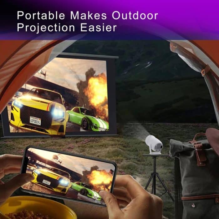 HY400 Android 12.0 System Intelligenter Projektor Tragbarer Familienprojektor, US Plug, EU Plug, UK Plug, AU Plug – Bild 11