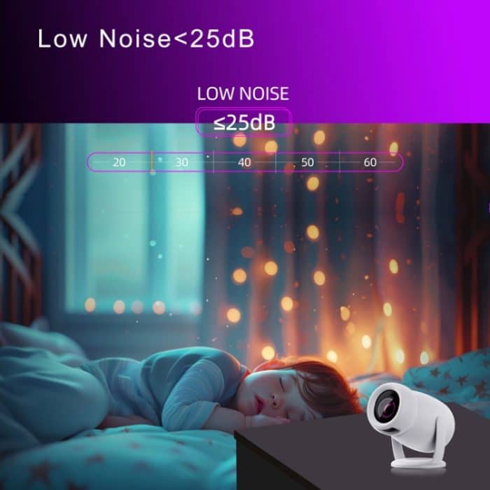 HY400 Android 12.0 System Intelligenter Projektor Tragbarer Familienprojektor, US Plug, EU Plug, UK Plug, AU Plug – Bild 12