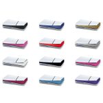 Für PS5 Slim-Konsole, mittlerer Aufkleber, kratzfest, digitale optische Laufwerkversion, universeller Aufkleber, Frosted Black, Starlight Blue, Star Pink, Carbon Fiber Black, Carbon Fiber Dark Blue – Bild 2