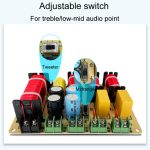 SPRAGUE-412 Zwei hohe, eine mittlere und eine niedrige 4-Wege-Lautsprecher-Frequenzweiche Audio-Modifikationsteiler – Bild 4