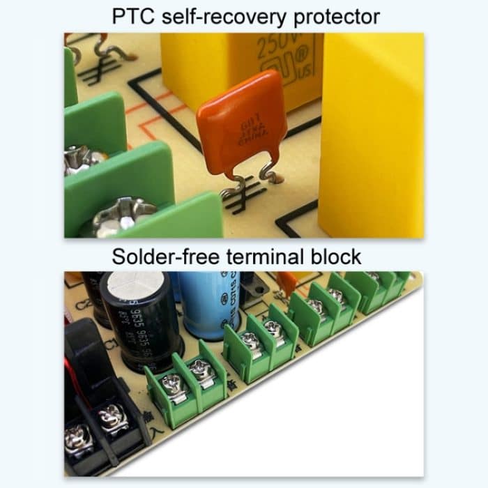 SPRAGUE-412 Zwei hohe, eine mittlere und eine niedrige 4-Wege-Lautsprecher-Frequenzweiche Audio-Modifikationsteiler – Bild 7