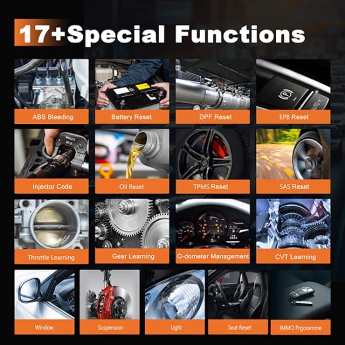 HUMZOR OBD Vollsystem Mobiltelefon Bluetooth 5.2 Autofehlerdetektor – Bild 5