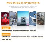 Xinsite HT-522 LCD Digitaler Drehzahlmesser 100.000 PPM Berührungsloser Geschwindigkeitsmesser – Bild 7