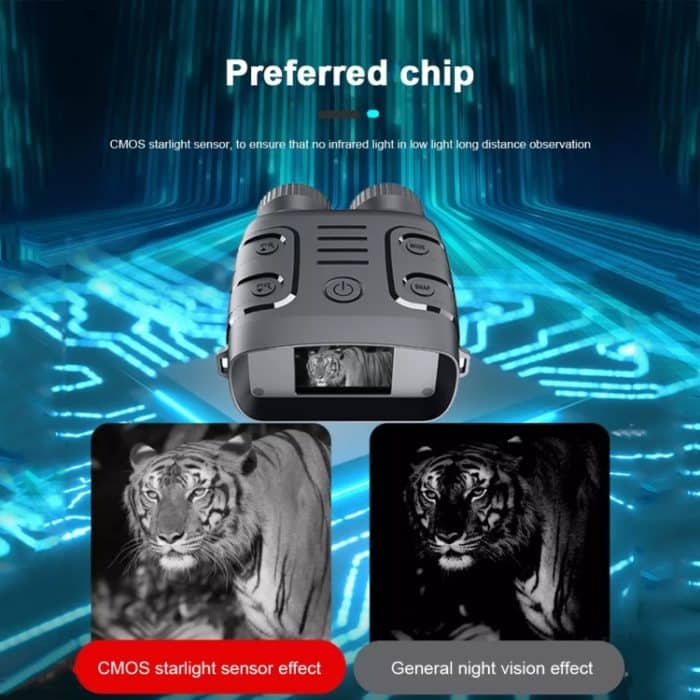 2,4-Zoll-Bildschirm 5X Zoom HD 1080P Fernglas Infrarot Nachtsichtgerät, D18 – Bild 6