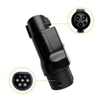 US-Stecker auf EU-Stecker New Energy Vehicle Ladesäulenadapter, TYPE1-TYPE2