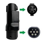 US-Stecker auf EU-Stecker New Energy Vehicle Ladesäulenadapter, TYPE1-TYPE2 – Bild 2