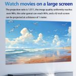 TOUMEI C900 Tragbarer 4K HD-Musikprojektor für den Außenbereich mit eingebautem Akku, US Plug, EU Plug, UK Plug – Bild 16